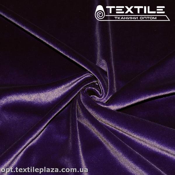 Велюр бархат 16139C2 фиолетовый