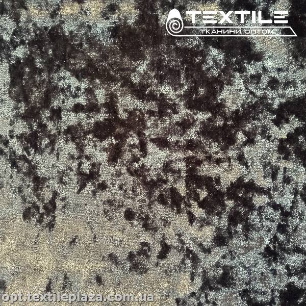 Велюр мрамор 4241C20 изумрудный