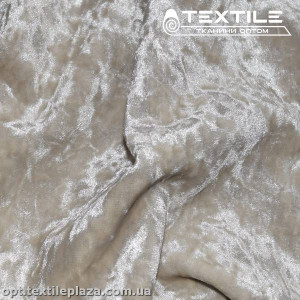 Велюр мрамор 2930C1 молочный