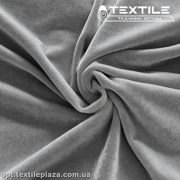 Велюр бархат 8170246C7 светло-серый