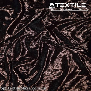 Велюр мрамор 50268C2 коричневый