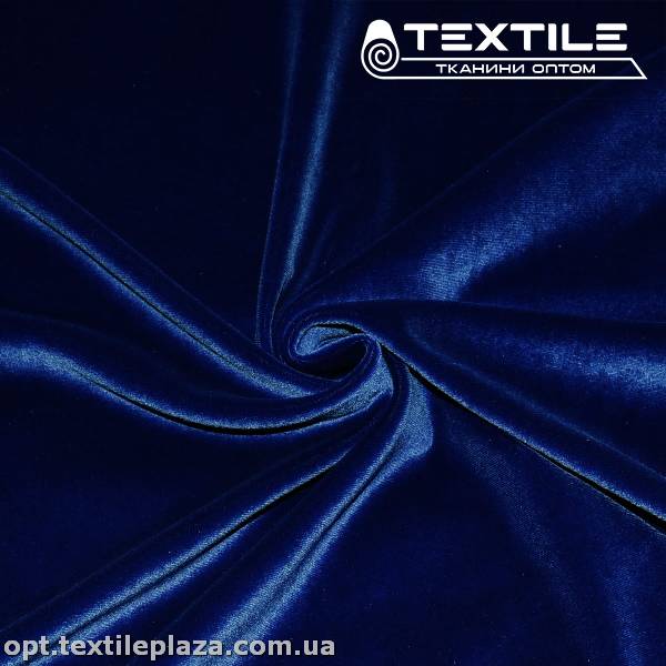 Велюр бархат 16139C1 синий