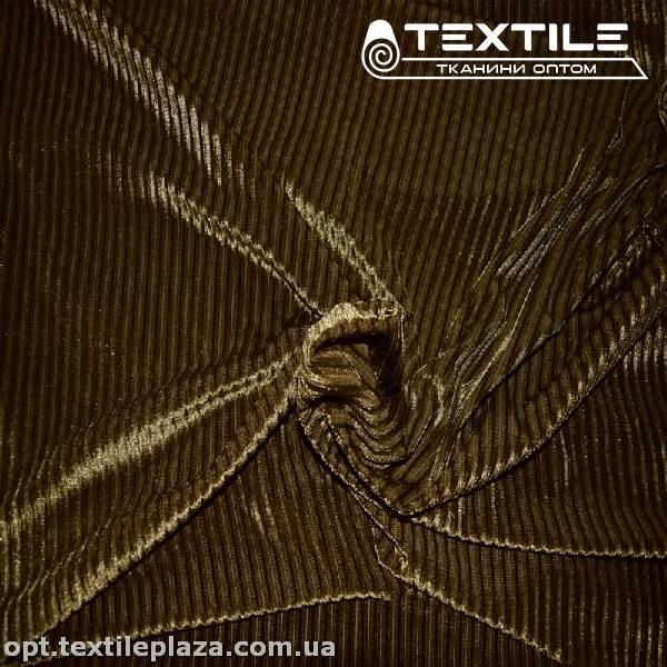 Велюр жаккард 3475D1C1 полоска, медный