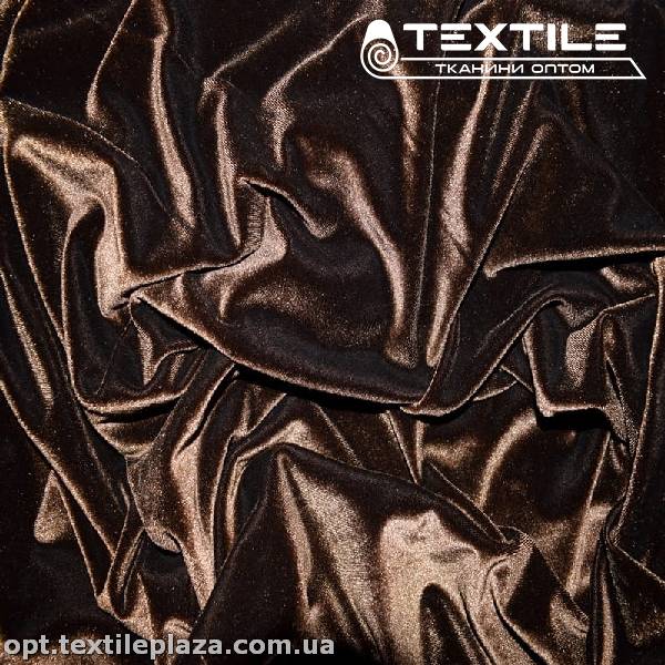 Велюр бархат 8180434C7 шоколадный