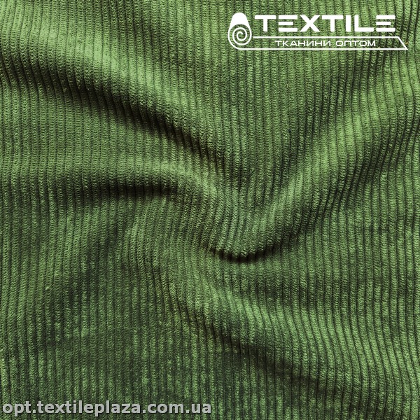 Вельвет 4131C12 оливковый