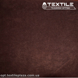 Микровельвет 4269C26 кофейно-коричневый