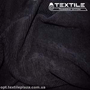 Вельвет 4093C4 черно-синий