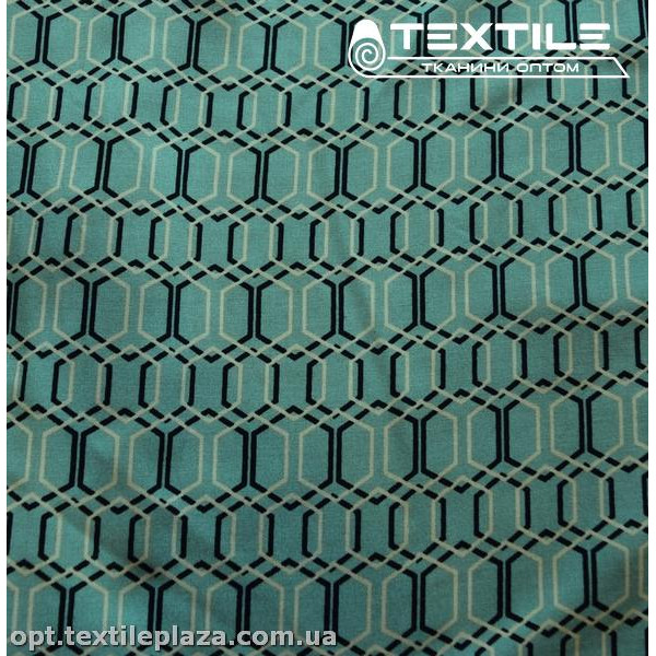 Штапель цветной 3895D23C1 соты, фисташковый