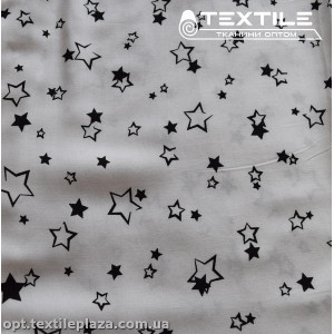 Штапель цветной 3823D28C1 звезды, белый