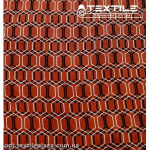 Штапель цветной 3895D23C2 соты, кирпичный