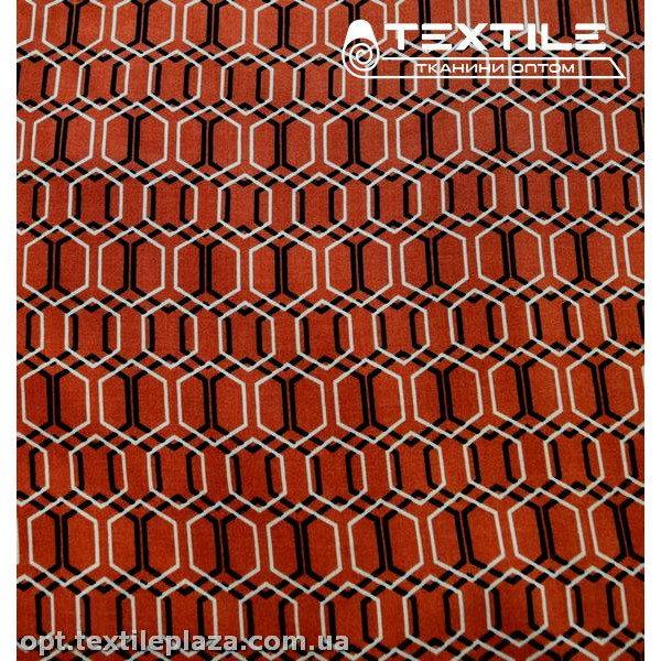 Штапель цветной 3895D23C2 соты, кирпичный