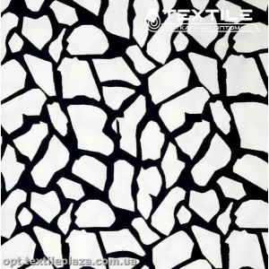 Вискоза-крэш цветная 4070D21C2 осколки, темно-синий