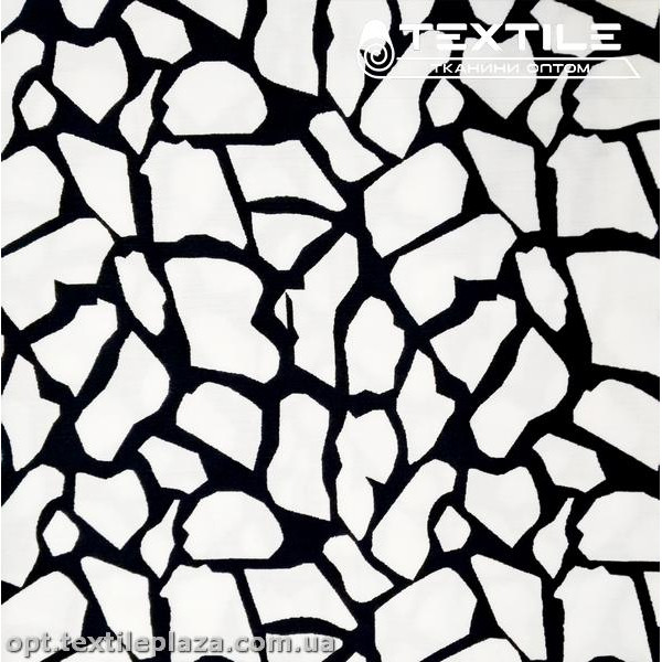 Вискоза-крэш цветная 4070D21C2 осколки, темно-синий