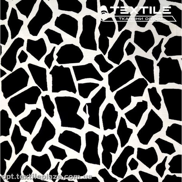 Вискоза-крэш цветная 4070D21C1 осколки, белый