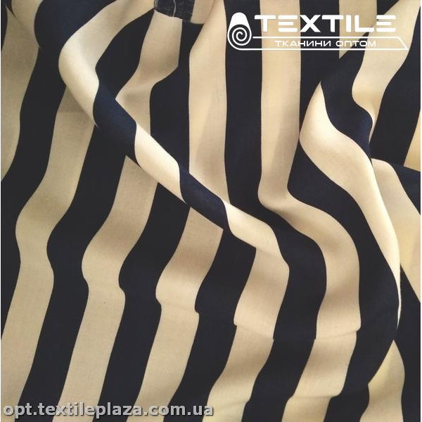 Штапель цветной 3922D11C1 полоска, синий