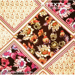 Штапель цветной 3820D11C1 лоскуты, белый