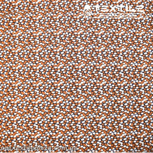 Штапель цветной 4084D4C1 горошек, темно-синий