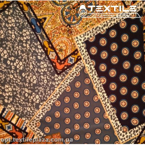 Штапель цветной 3820D10C1 лоскуты, синий