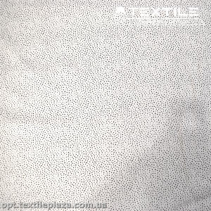 Штапель цветной 4084D16C1 точки, белый