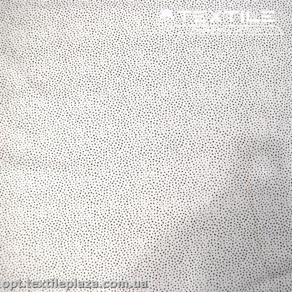 Штапель цветной 4084D16C1 точки, белый