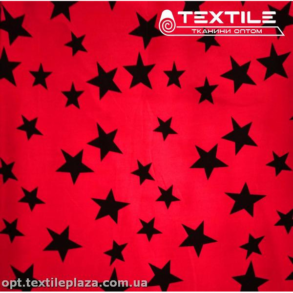 Штапель цветной 3895D20C3 звезды, красный