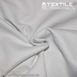 Замша на трикотаже 2277C1 белый