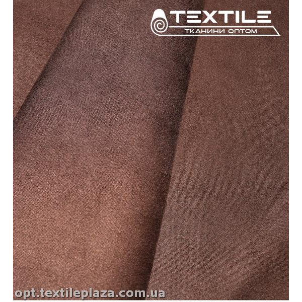 Замша на дайвинге 4193C9 коричневый