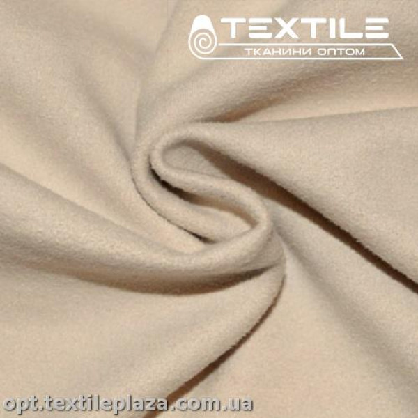 Замша на трикотаже 2277C2 кремовый